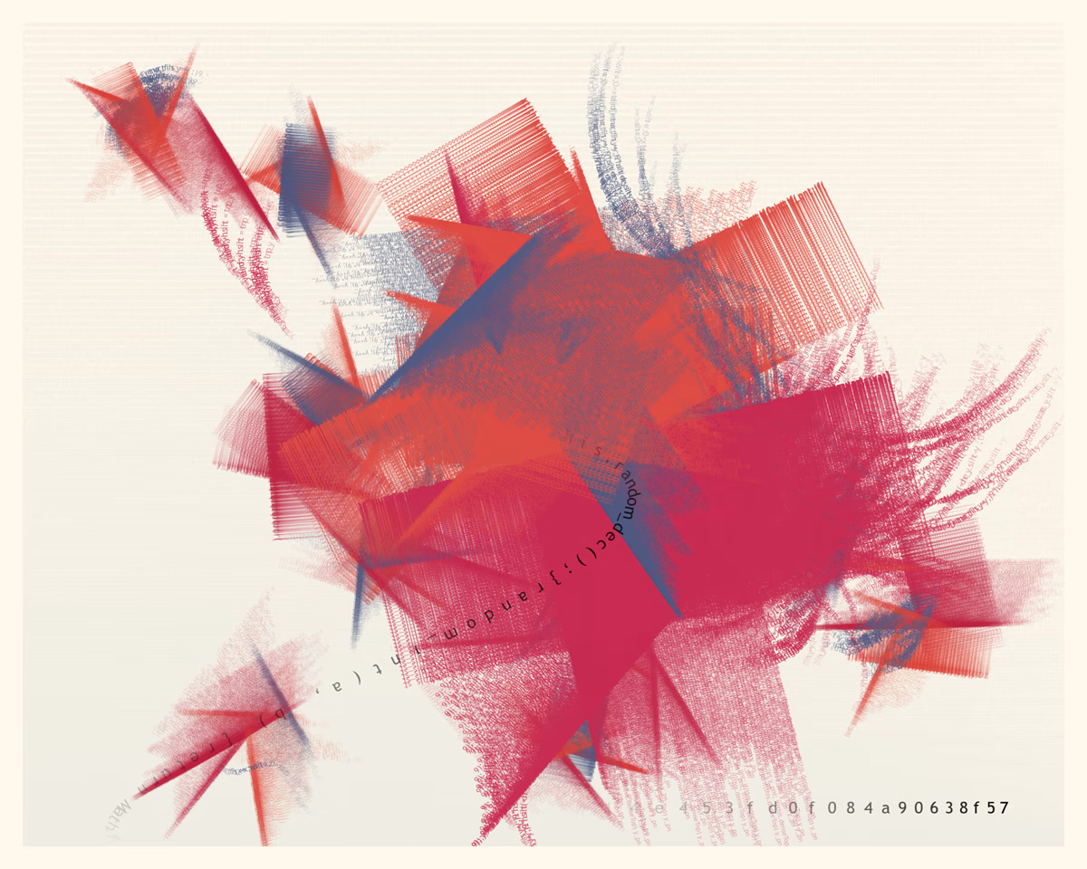 Symbol 1, another iteration of the generative artwork